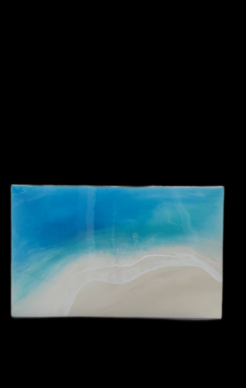 follow the oceans dreams epoxy resin painting